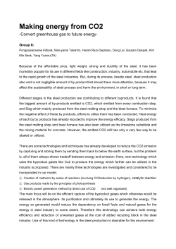 Making energy from CO2