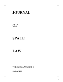 513110 Journal of Space Law 34.1.ps