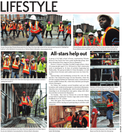 All-stars help out - One Voice One Team