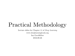 Lecture slides for Chapter 11 of Deep Learning www