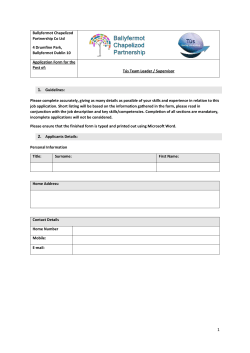Application Form