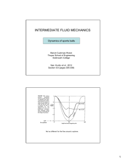 intermediate fluid mechanics - Thayer School of Engineering at