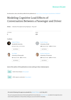 Modeling Cognitive Load Effects of Conversation Between a