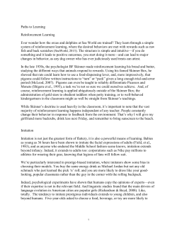 Paths to Learning - MIT OpenCourseWare