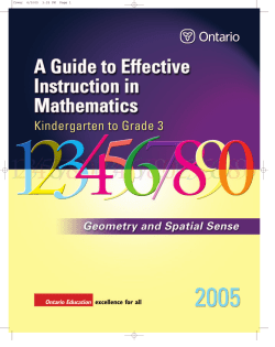 Guide to Effective Instruction Geometry and Spatial