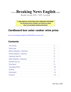 ESL Lesson: Media show war dead after 18