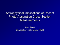 Astrophysical Implications of Recent Photo