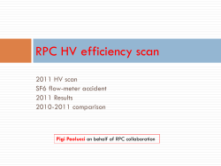 RPC HV scan