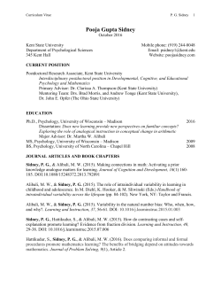 Find my full CV here. - Pooja Gupta Sidney, PhD