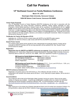 A Joint Conference of - Washington State University