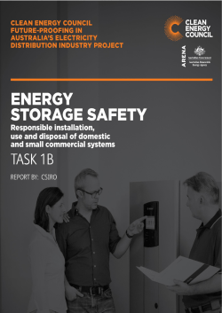 Energy storage safety - Clean Energy Council