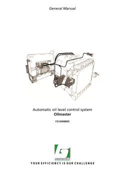 Automatic oil level control system Oilmaster