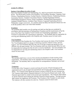 Board Member Positions Duties