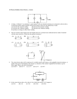 Circuits MC practice problems