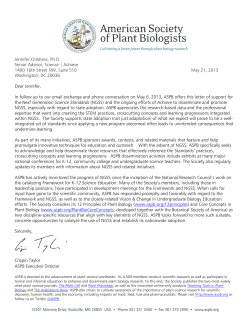 American Society of Plant Biologists