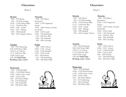 Cheyennes Cheyennes - Burrell`s Camp Chippewa