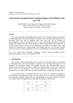 Structurally Incomplete Row-Column Designs with Multiple Units per