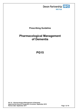 Medical Treatment of Depression