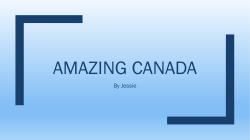 Amazing Canada