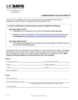 commencement release form