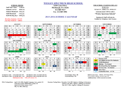 the wesley highland school