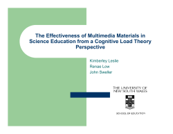 Cognitive Load Theory