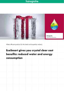 EcoSmart gives you crystal clear cost benefits: reduced