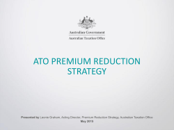 ATO Premium Reduction Strategy