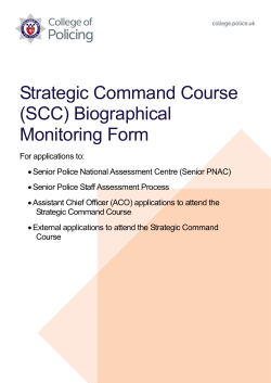 Introduction - College of Policing