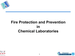 Chemical Safety and Security Officer Training