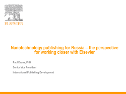 Elsevier`s journals publishing Nano papers