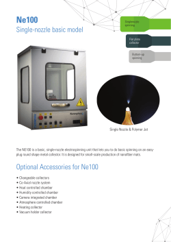 Single-nozzle basic model Optional Accessories for Ne100