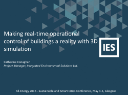 Making real-time operational control of buildings a