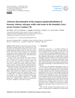 Airborne determination of the temporo