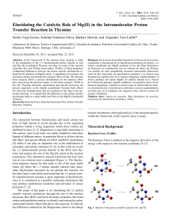 in the Intramolecular Proton Transfer Reaction in