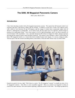 The $400, 96 Megapixel Panoramic Camera
