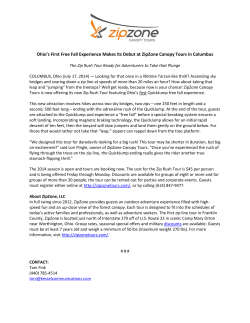 Ohio`s First Free Fall Experience Makes its Debut at ZipZone