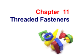 Thread Fastener - pioneer.chula.ac.th