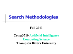 g(node) + h(node). - Computing Science, Thompson Rivers University