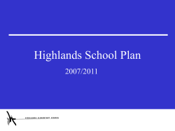 Highlands School Plan