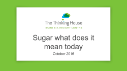 Sugar what does it mean today