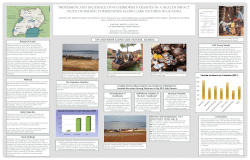 Profession and incidence of water borne parasites in a health impact