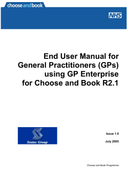 10 How to Update a Referral letter in GP Enterprise
