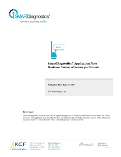 SmartDiagnostics ® Maximum Number of