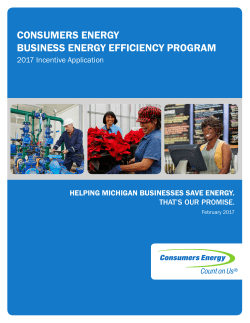 consumers energy business energy efficiency program