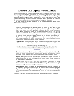 font - OSA Publishing