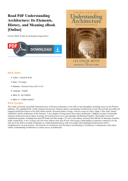 Read PdF Understanding Architecture: Its Elements
