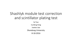 SDU #1 - Jlab Hall-A