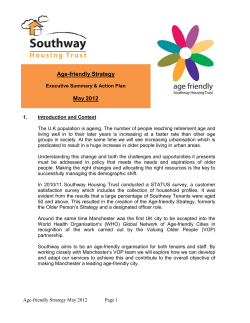 Age-friendly Strategy - Southway Housing Trust