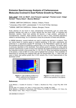 Emission Spectroscopy Analysis of Carbonaceous Molecules